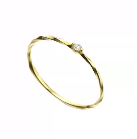 ANEL DOURADO FINO